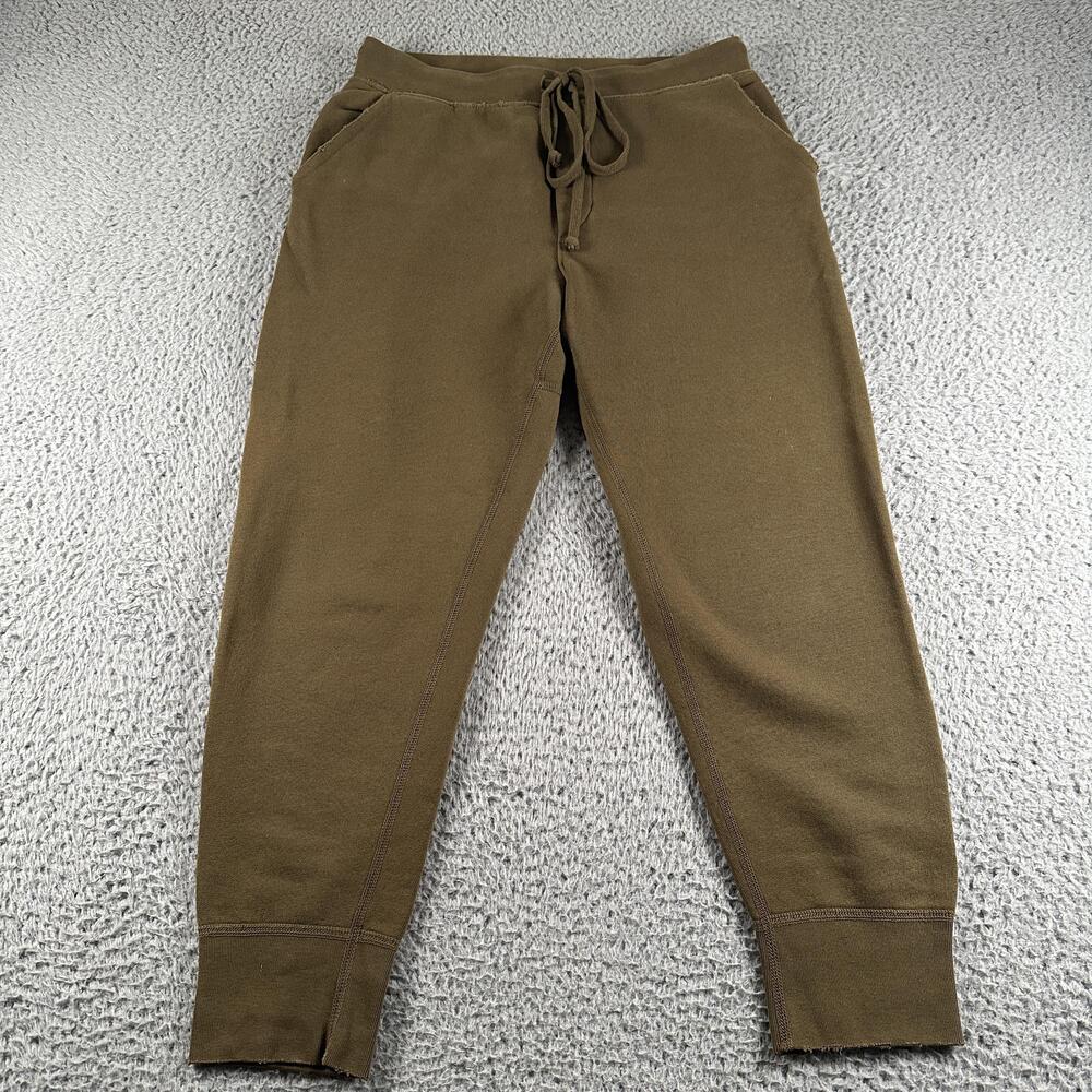 Nili Lotan Jogger Sweat Pants Womens XS Green French Terry Cotton Lounge USA